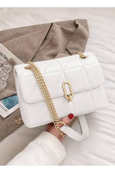 MAC&MOS Women's White Shoulder Bag