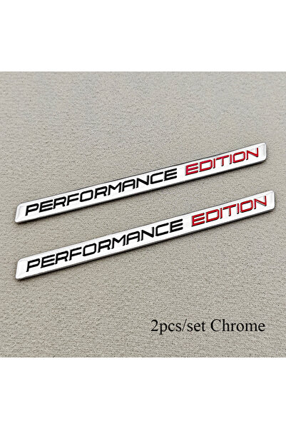 Choice 2pcs Chrome 2pcs 3D Aluminum Auto Motorcycle Sticker Logo Performance ...