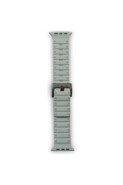 SS HOME CONCEPT Apple Watch 42mm Magnus Magnet Silicone Band - Gray