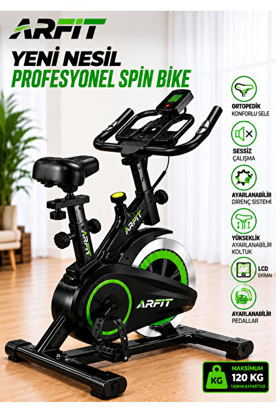arfit Kondisyon Bisikleti Spor Koşu Egzersiz Bisikleti Spin Bike Dikey Ev Bis...