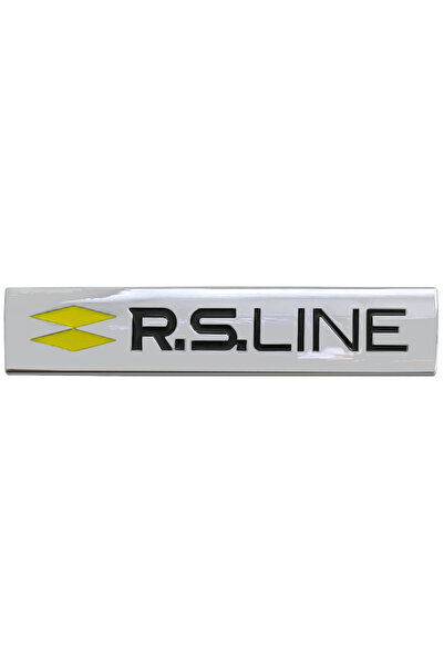 Choice3 Chrome 3d Metal Logo RS Line Emblem Car Trunk Badge Decal For Arkana ...