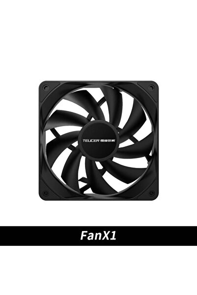 choice2 NO RGB AS Show 1PCS Fan Black TEUCER B12025 120mm PC Case Fan 4PIN PW...