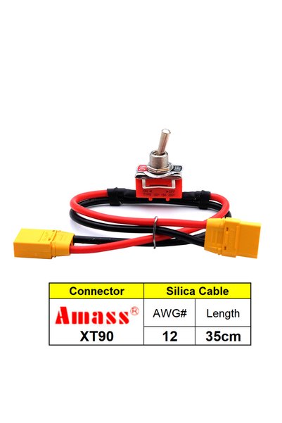 Choice XT90 Plug Large Current High Load Switch AMASS XT60 XT90 T-Plug Power ...