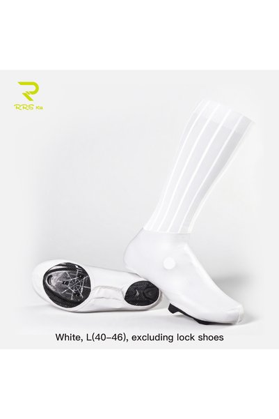 Choice3 White L Rrskit Aerodynamic Cycling Shoe Cover Lightweight Elastic Hig...