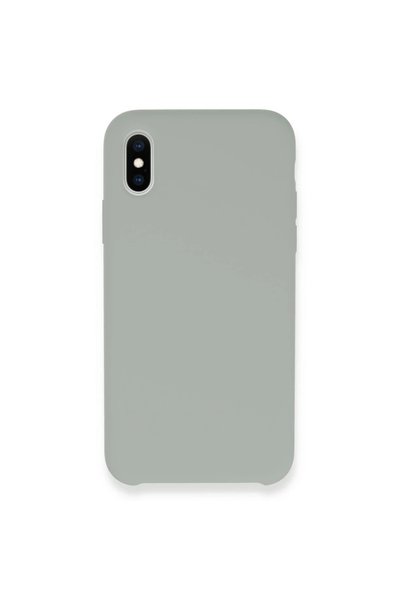 Generic Brand Apple iphone xs max case launch elegant silicone - light grey