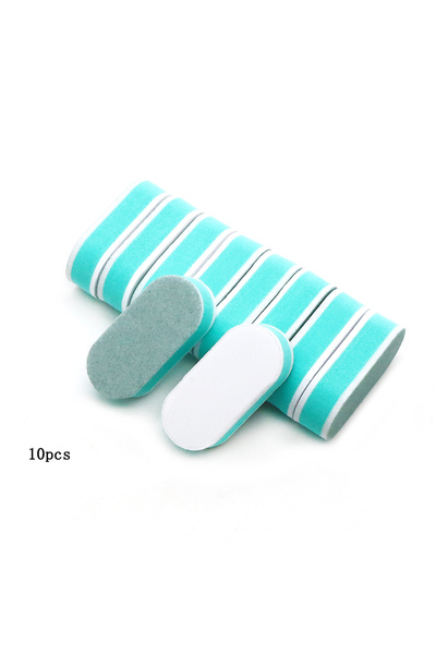 choice2 10pcs 10/60/120pcs Mini Nail Buffer File Block 600/3000 Grit Sanding ...