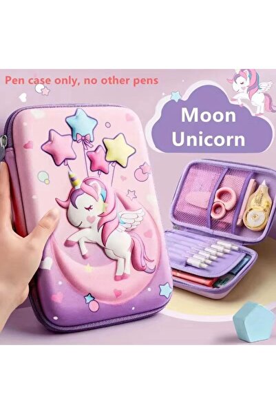 Choice1 A1 3D EVA unicorn cute pencil case cartoon stationery box girls Color...