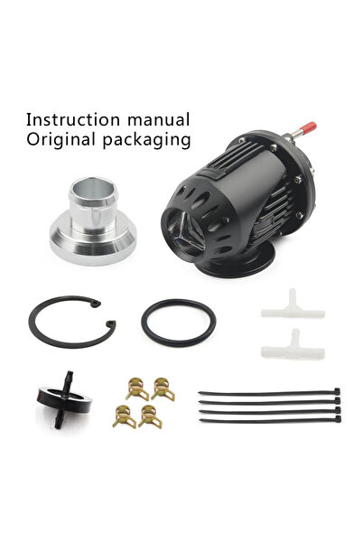Choice Black JDM Universal Aluminum SQV4 SSQV4 Bov Turbo Blow Off Valve Bov W...