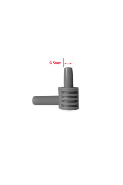 Choice3 5mm-2pcs JUSTLANG 2pcs 5mm Air Hose Tube Adapter Cone Connector Parts...