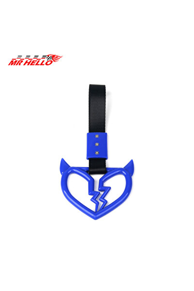 Choice17 LieNiu-Blue 1pcs Tow Rope Heart Ring Car Tow Decoration Belt Train B...