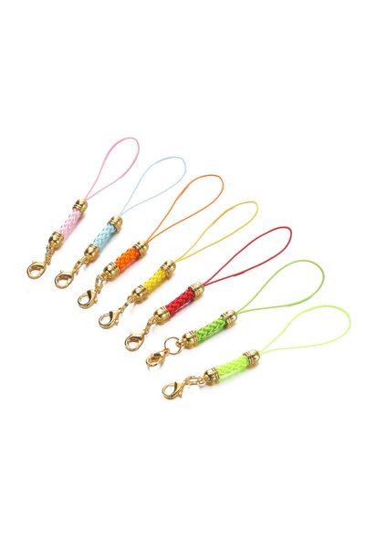 Choice 20Pcs Gold-Mixed 10/20pcs Keychain Rope with Lobster Clasp Jump Rings ...