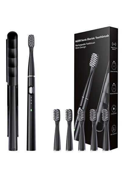 Choice black Electric Toothbrush Fine Branch Sonic Toothbrush Hollow Cup Moto...
