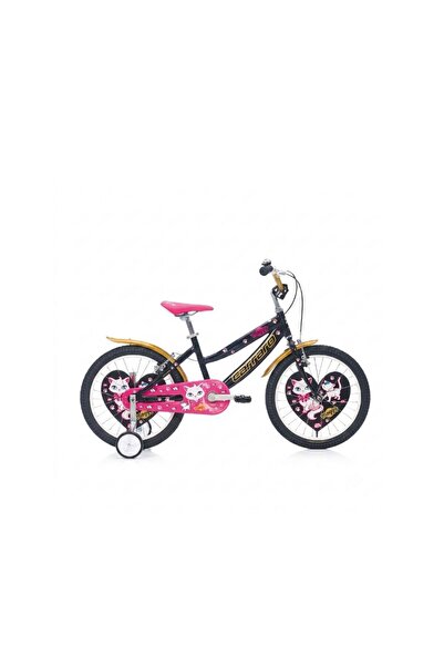 Carraro Moggy - 16 Jant Alüminyum Çocuk Bisikleti - Siyah Altın Pembe