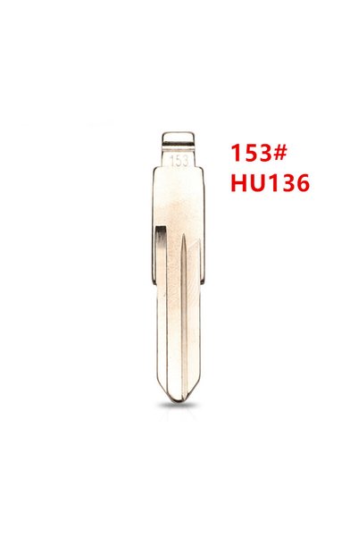 Choice 10pcs 153# 153 HU136 Metal Uncut Blank Flip Remote Key Blade For Renau...