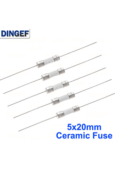 Choice4 8A (10PCS) Slow T 10PCS 5*20mm Fast Break Ceramic Fuse Slow Blow Tube...