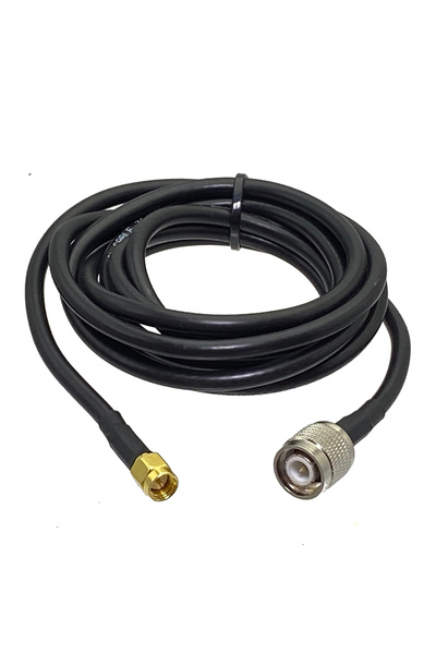 Choice1 6inch (15CM) RG58 TNC Male Plug to SMA Male Plug Straight Crimp Wire ...