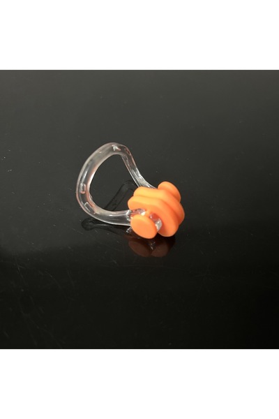 Choice4 Orange Reusable Soft Silicone Swimming Nose Clip Comfortable Diving S...