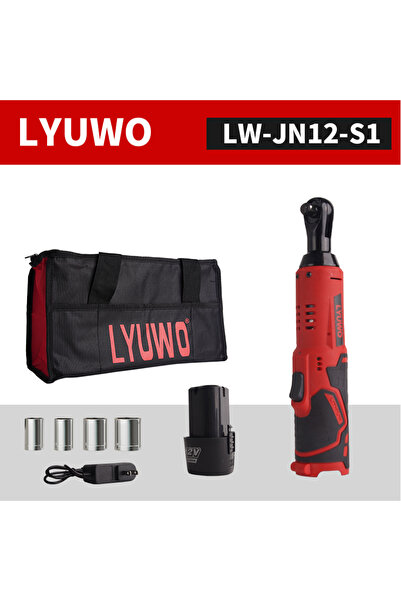 Choice LW-JN12-S1 3/8 قابلة لإعادة الشحن، مجموعة أدوات ربط، مثقاب زاوية، مفك ...