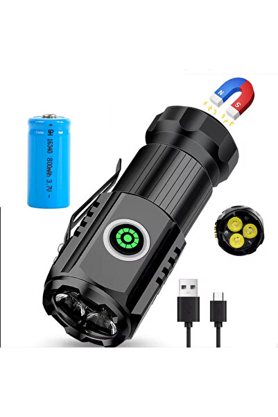 Choice3 S307-A With Battery 20W Mini Flashlight Super Bright P50 LED Flashlig...