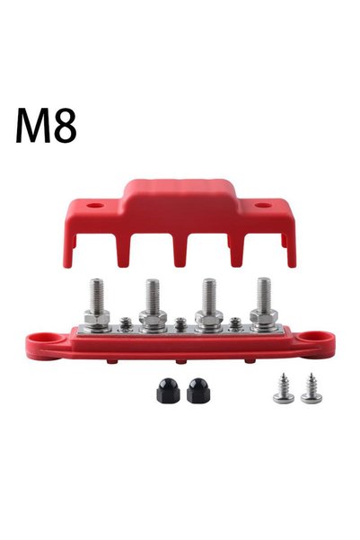 Choice3 A2 1 Set Positive Negative M8 M10 Bus Bar Terminal Battery Power Dist...