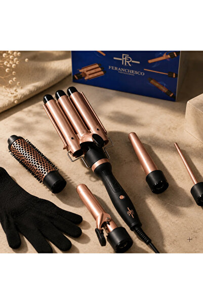 Feranchesco Professional 5 in 1 Hair Styler - Powered by Italian Technology f...