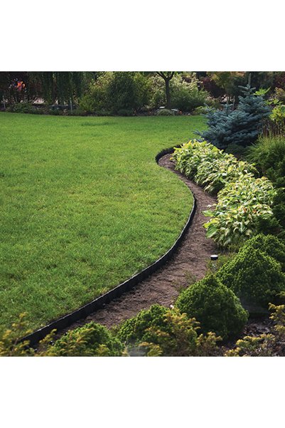 Bradas Separator gazon Easy Border 10m x 5cm, negru