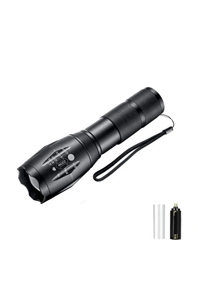 XIWANGFIRE ZOOM 1PC-No battery 1/2 Pack Rechargeable LED Flashlight, Zoomable...