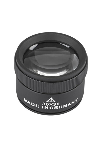 Choice 1PC Black 30X 36mm Magnifying Glass K9 Optical Lens Monocle For Watch ...