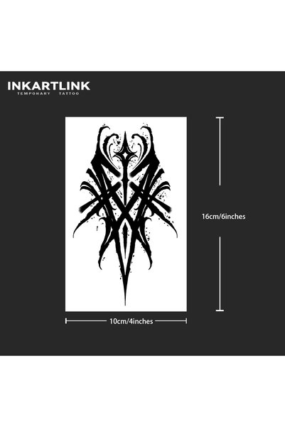 Choice 963-1016XL Gothic Design Temporary Tattoo,Lasts To 15 Days New Technol...