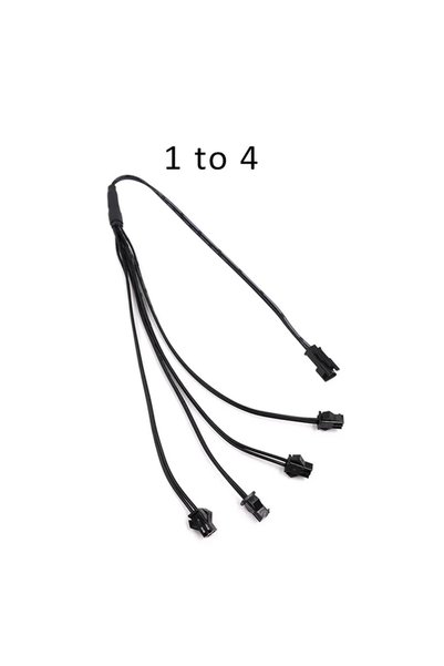 Choice4 1 to 4 Splitter 2pin EL Wire Splitter Connector 1 to 2 3 4 5 6 7 8 9 ...