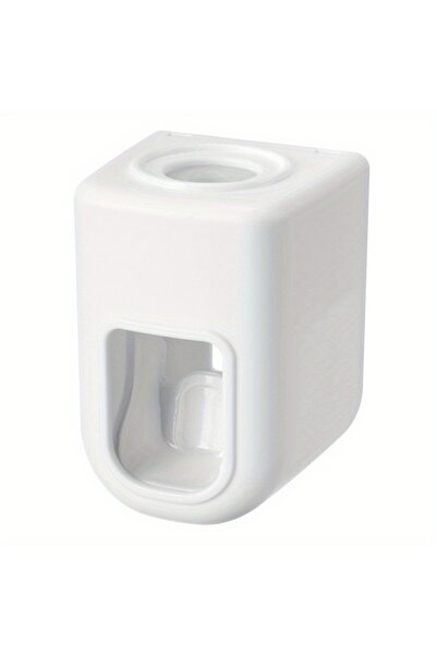 choice2 White 1pc automatic toothpaste dispenser, wall-mounted, toothpaste sq...
