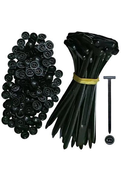 Choice3 50 pcs Cable Ties kit 100/50/20pcs Zip Nylon Tie Wrap Cable Fixed Fas...
