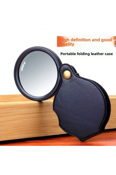 Choice 50mm 10X Small Magnifying Glasses For Kids Senior Pocket Magnifier 50m...