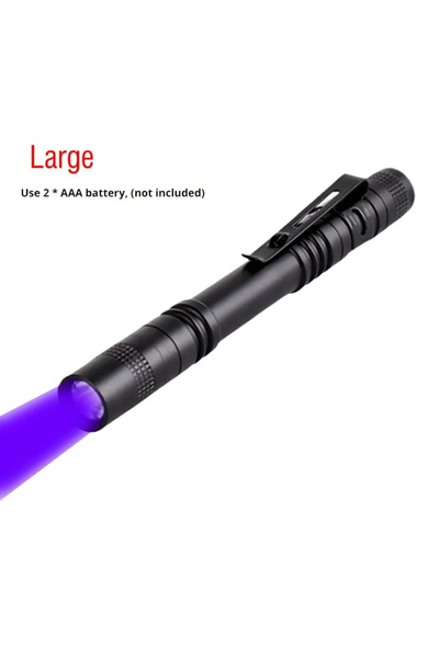 XIWANGFIRE Long Style 395nm UV Flashlight Ultraviolet Torch With Pen Clip Por...