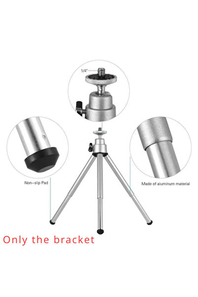 Heinast Only the bracket Mini Flashlight Keychain Light COB Work Light USB Re...