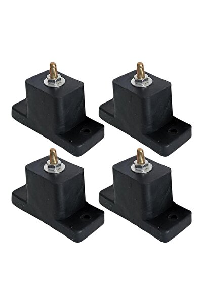 Choice Black Air Conditioner Shock Pad 4Pcs Rubber AC Condenser Shock Absorbi...
