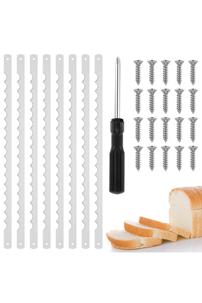Choice Set A 8Pcs Bread Bow Cutter Blades Stainless Steel Replacement Blade S...
