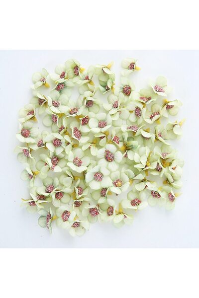 Choice23 50PCS green 50Pcs 2.5cm Artificial Flowers Small Fake Flowers Home R...