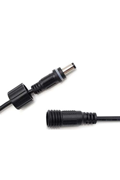 choice2 IP68 5M Black Waterproof DC 12V Extension Power Cable Male To Female ...