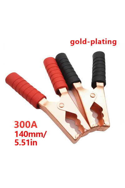 Choice 2pcs 200A 14cm Red Black Alligator Crocodile Clip Car Battery Clamps L...