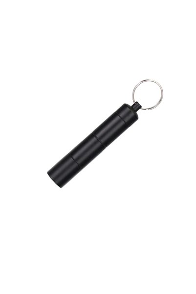 Choice 1pc-black Mini Portable Aluminum Waterproof Pill Box Shell Sealed 3-ho...
