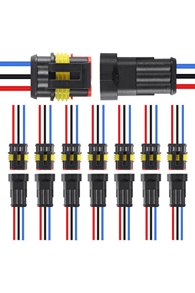 Choice 3pin 8Pair 3Pin Connector Waterproof Electrical 3 Pin Plug Auto Electr...