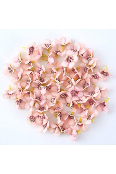 Choice21 50PCS pink 50Pcs 2.5cm Artificial Flowers Small Fake Flowers Home Ro...