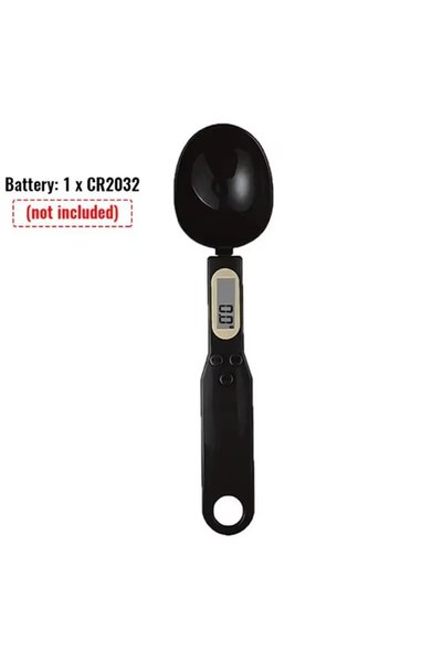 choice2 1Kg 1pc black LCD Digital Measurement Adjustable Weighing Spoon Kitch...
