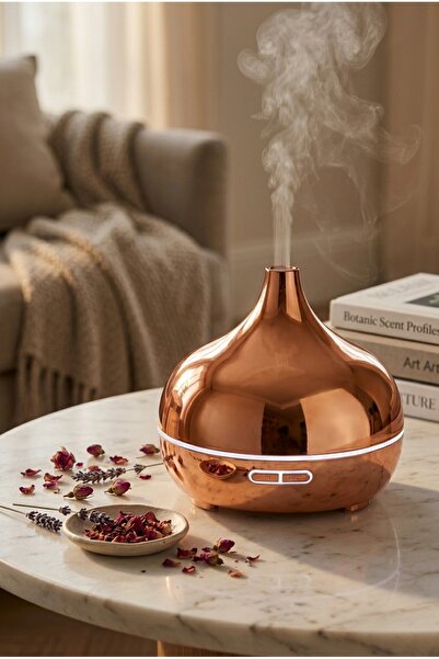 Mmctech Aroma Difüzörü Buhar Ultrasonik 7 Renk Işıklı Aromatik Oda Kokusu Hav...