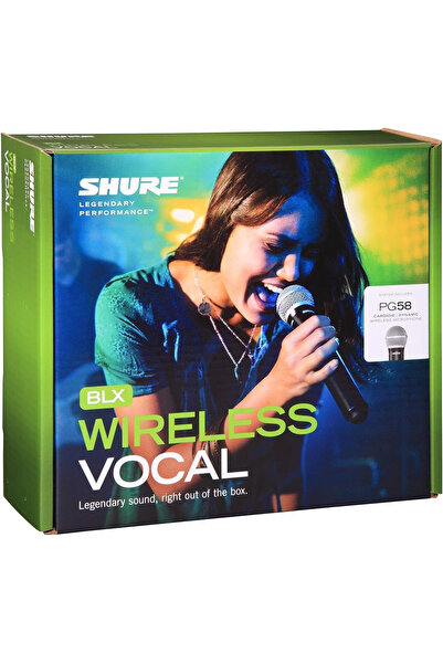 Shure BLX24/PG58 J11 Wireless Microphone System