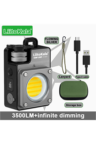 Choice liitokala XY-009 Silver Liitokala XY-009 Portable Work Lamp Multifunct...