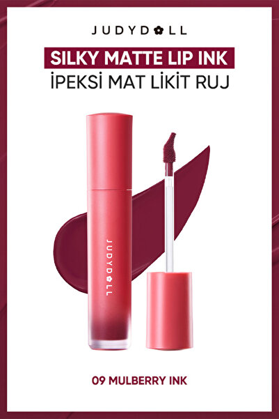 JUDYDOLL Silky Matte Lip Ink Kadifemsi Mat Dudak Tinti 09 Mulberry Ink