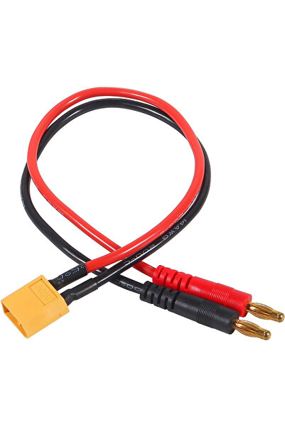 Choice 1pcs XT60 Charging Cable,Connector Plug to 4mm Banana Connector Adapte...