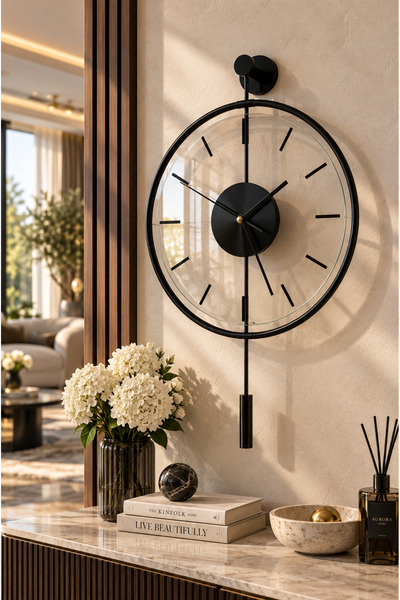 Wallover Design ORJİNAL METAL TEMPERLİ CAMLI Messina Luxry Orta Boy Kırılmaz ...